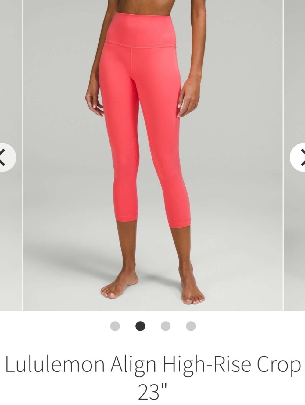 NWT - Lululemon Align High-Rise Crop 23"